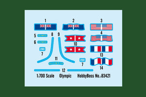 Hobby Boss 83421 Olympic 1/700 – zdjęcie 3