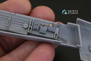 Quinta Studio QD48092 Ju 87D/G 3D-Printed &amp;amp; coloured Interior on decal paper (for Hasegawa kit) 1/48 – immagine 8