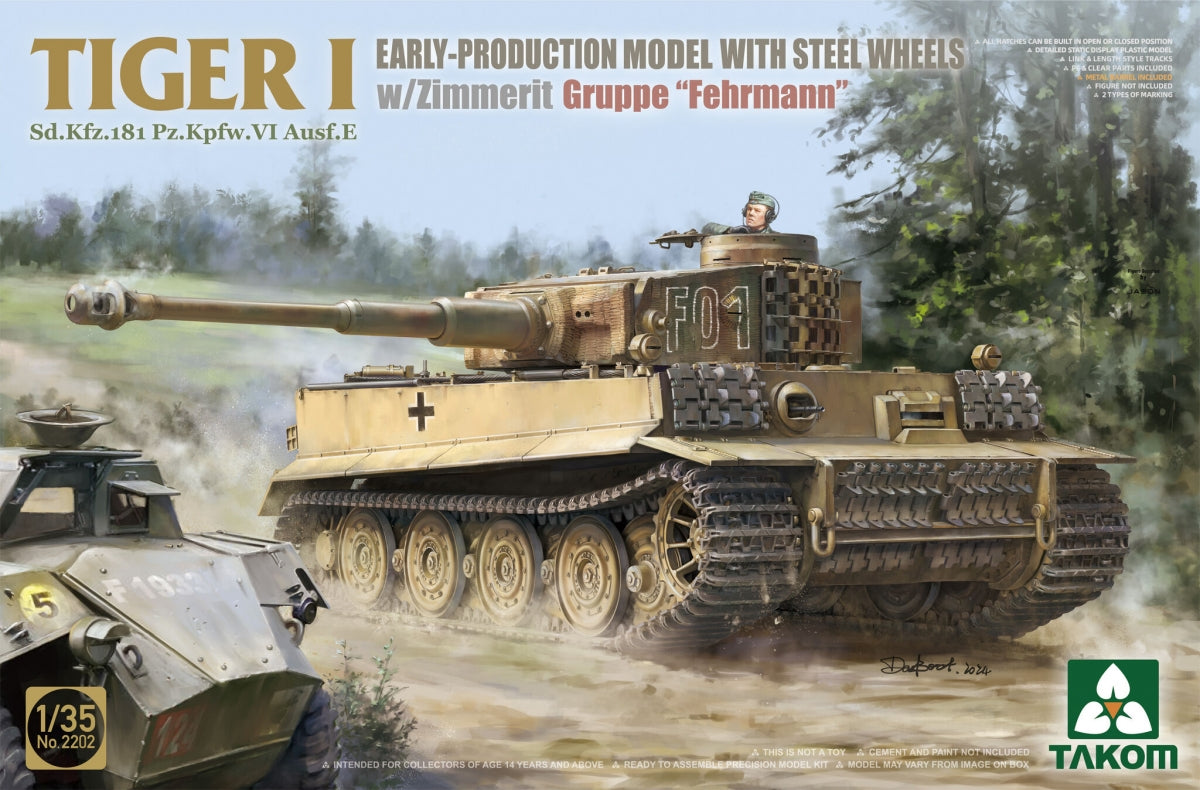 Takom 2201W Double Tiger I Box Limited Edition (Early And Late/Late Command/Michael Wittmann And Michael Wittmann) 1/35 – image 4