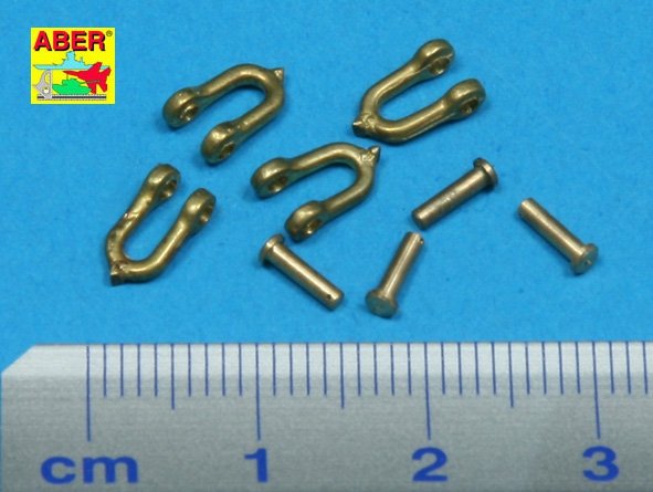 Aber R-14 Early model shackle for Pz.Kpfw.V Panther x4 pcs 1/35 – Bild 2