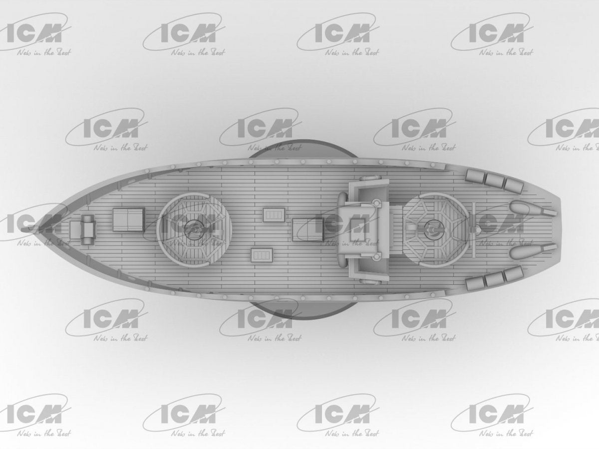 ICM S018 KFK Kriegsfischkutter WWII German multi-purpose boat 1/350 – zdjęcie 9