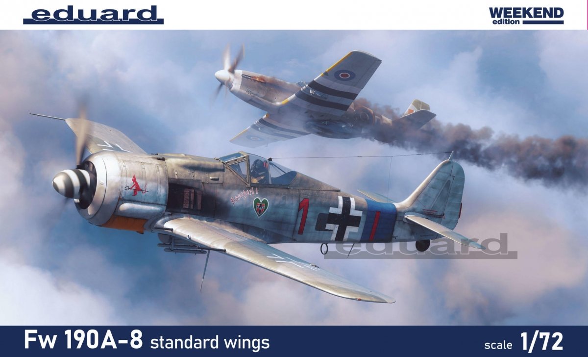 Eduard 7463 Fw 190A-8 standard wings 1/72