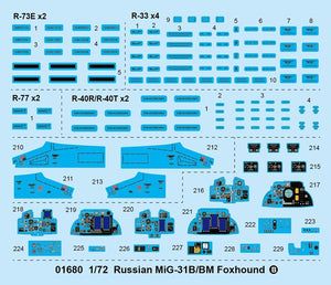Trumpeter 01680 MiG-31B/BM Foxhound 1/72 – Bild 6
