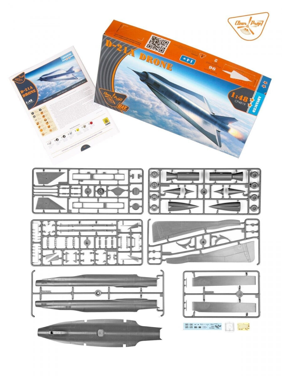Clear Prop! CP4819 D-21A Drone ADVANCED KIT 1/48 – image 2