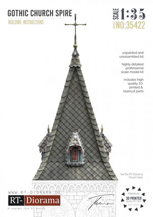 RT-Diorama 35422 Gothic Church Spire 1/35 – imagen 2