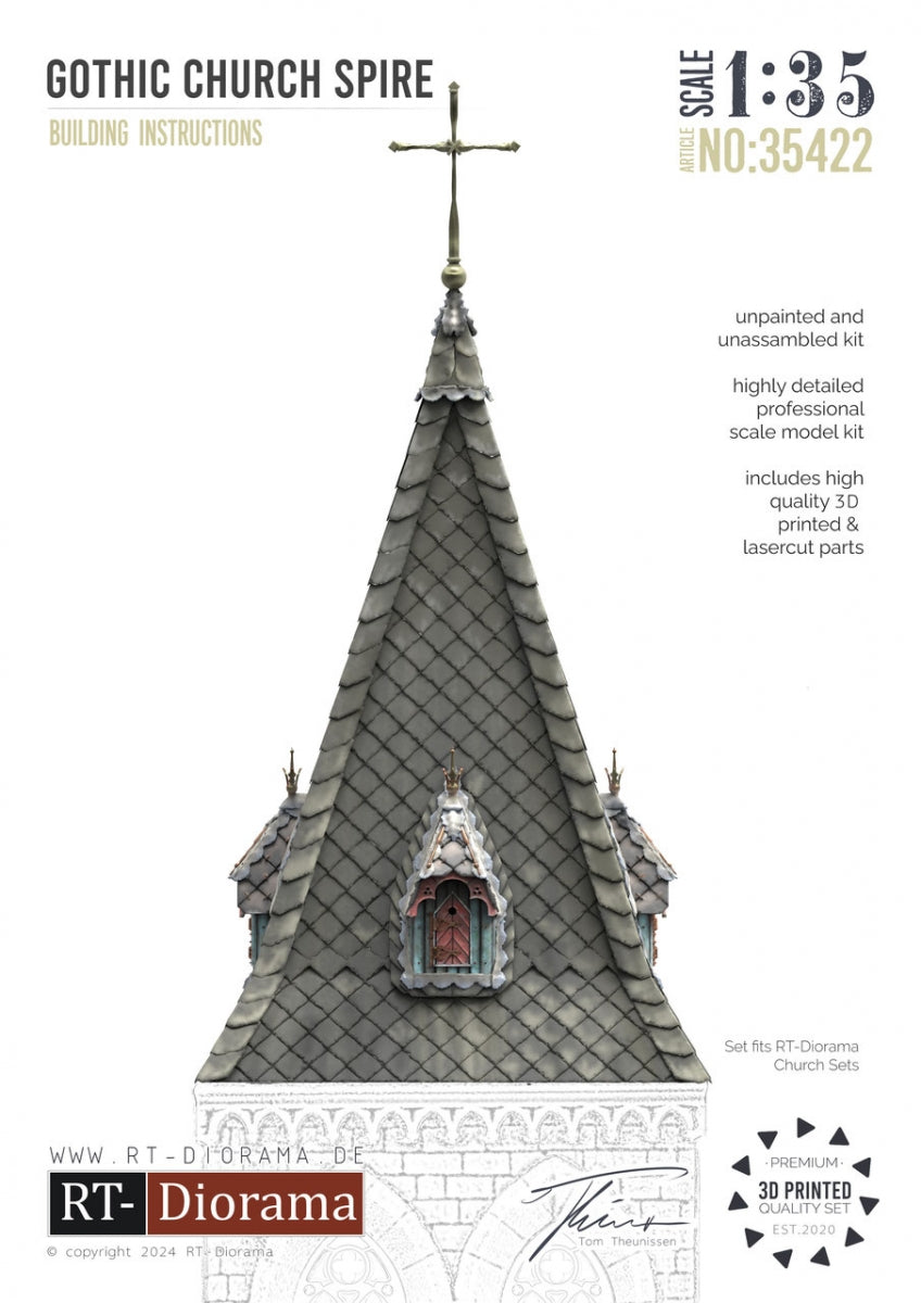 RT-Diorama 35422 Gothic Church Spire 1/35 – imagen 2