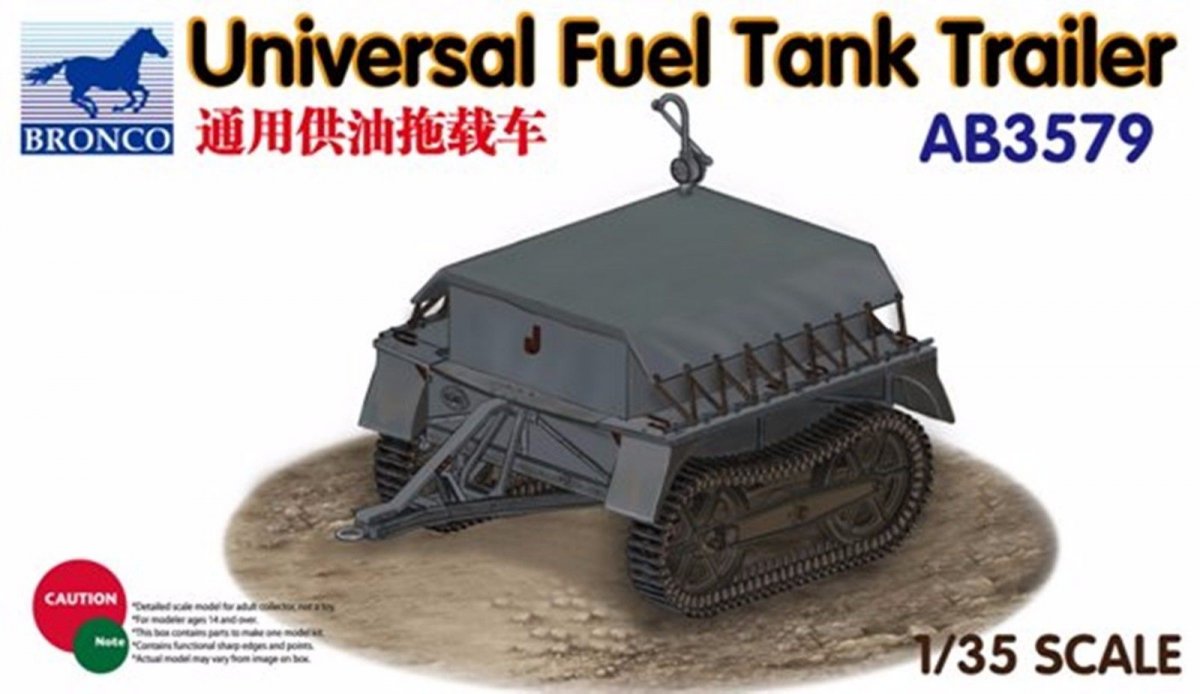 Bronco AB3579 Universal Fuel Tank Trailer 1/35