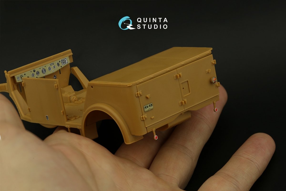 Quinta Studio QD35056 Horch 108 typ 40 3D-Printed &amp;amp; coloured Interior on decal paper ( ICM ) 1/35 – zdjęcie 6