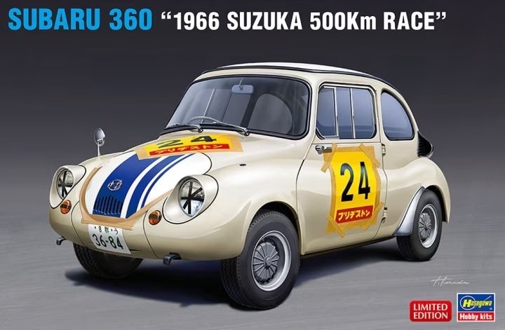 Hasegawa 20569 Subaru 360 &amp;quot;1966 Suzuka 500km Race&amp;quot; 1/24