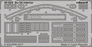 Eduard 49824 Su-34 interior HOBBY BOSS 1/48 – Bild 2