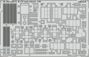 Intérieur du nez du B-17F Eduard 491461, échelle 1/48 – image 2