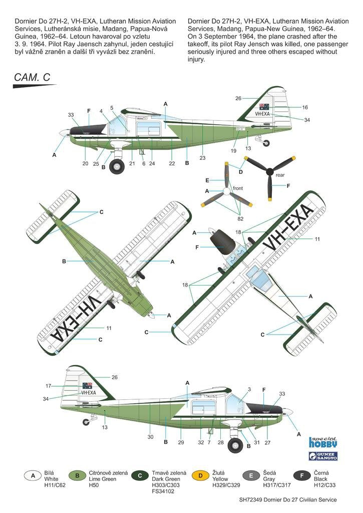 Special Hobby 72349 Dornier Do 27 « Service civil » 1/72 – image 4