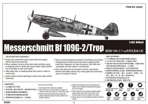 Trumpeter 02295 Messerschmitt Bf 109G-2/Trop 1/32 – immagine 2