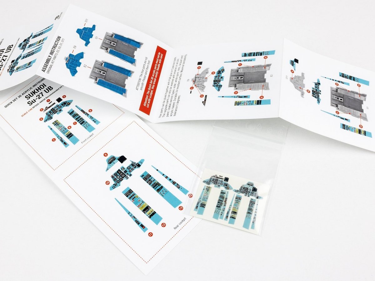 Red Fox Studio QS-48036 Sukhoi Su-27UB Flanker C GWH 1/48 – immagine 3