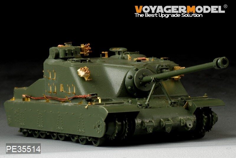 Maquette Voyager PE35514 Char d&amp;#39;assaut lourd britannique A39 Tortoise de la Seconde Guerre mondiale pour MENG TS-002 au 1/35 – image 3