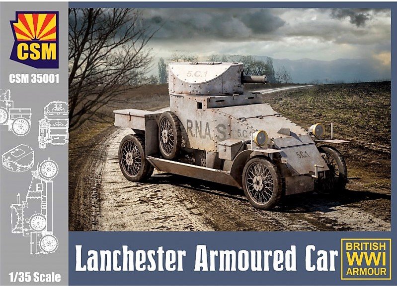 Copper State Models 35001 Lanchester Armoured Car 1/35