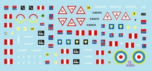 Star Decals 72-A1094 British Royal Artillery in Italy. M7 Priest HMC, Sherman Command Tank, M3A1 Halftrack. 1/72 – Bild 2