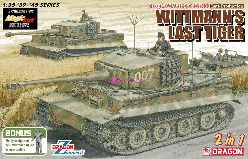 Dragon 6800 Wittmann&amp;#39;s Last Tiger 1/35