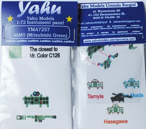 Yahu YMA7257 A6M5 Mitsubishi Green (Tamiya / FM / Hasegawa) 1/72
