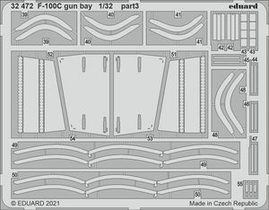 Eduard BIG33137 F-100C PART II TRUMPETER 1/32 – immagine 5