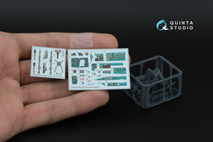 Quinta Studio QD+48578 MiG-21MF Fishbed-J (Gorkiy plant) 3D-Printed &amp;amp; coloured Interior on decal paper (Eduard) (with 3D-printed resin parts) 1/48 – imagen 13