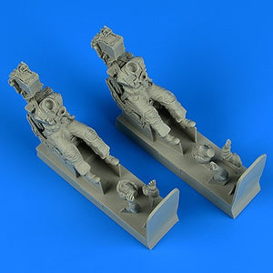 Aerobonus 320110 US Navy Pilot &amp;amp; Operator with ej. seats for F-14A/B Tomcat for Trumpeter/Tamiya 1/32