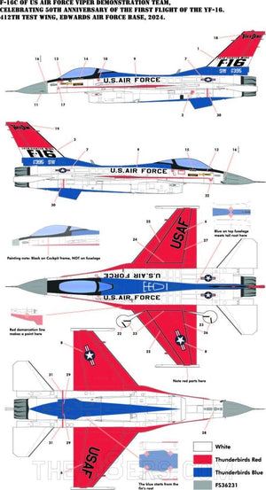 Kinetic K48107 F-16C Viper Demo Team 2024 1/48 – immagine 2