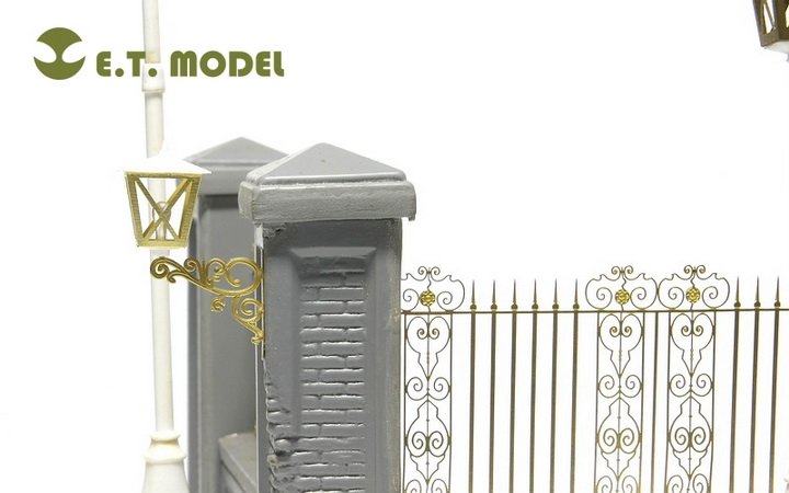 ET Model J35-001 Park Gate &amp;amp; Fence FOR MINIART KIT – image 2