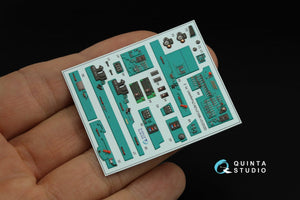 Quinta Studio QDS-32121 MiG-21UM 3D-Printed &amp;amp; coloured Interior on decal paper (Trumpeter) (Small version) 1/32 – zdjęcie 9