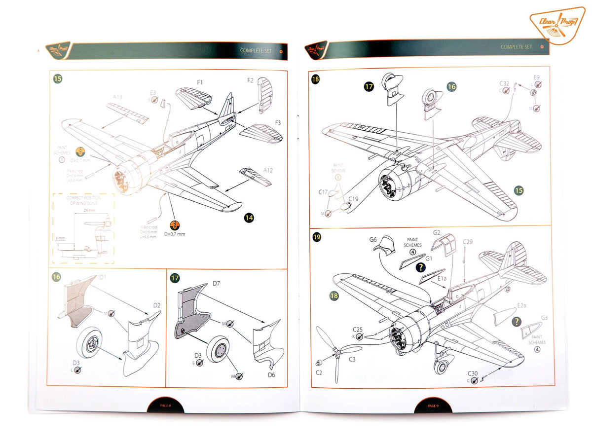 Clear Prop! CP72029 H-75M Hawk 1/72 – imagen 27
