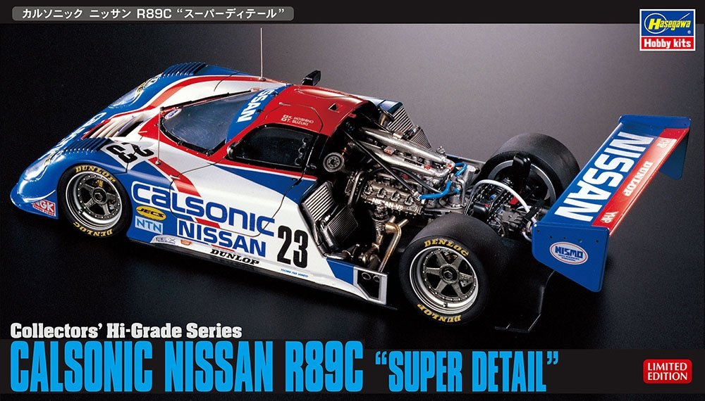 Hasegawa CH45 Collectors' Hi-Grade Series Calsonic Nissan R89C "Super Detail" 1/24