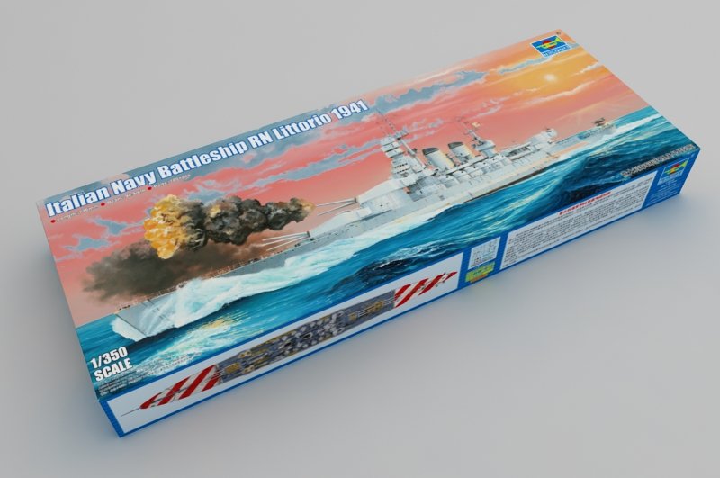 Trumpeter 05319 Italian Navy Battleship RN Littorio 1941 1/350 – immagine 2