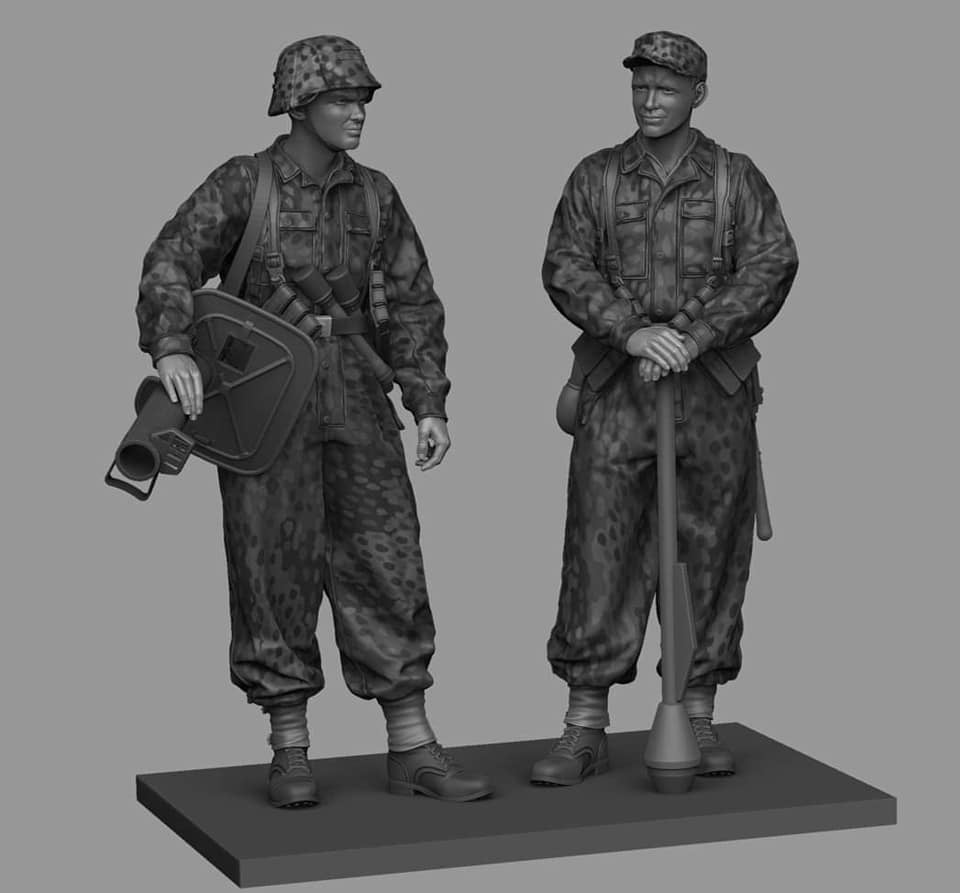 Panzer Art FI35-219 Panzerknackers in cammo coverall set 1/35 – image 2