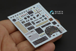 Quinta Studio QD32090 Ju 87B-2/R-2 3D-Printed &amp;amp; coloured Interior on decal paper ( Trumpeter ) 1/32 – zdjęcie 9