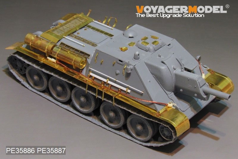 Voyager Model PE35886 WWII Russia SU-122 Basic For MINIART 1/35 – zdjęcie 6