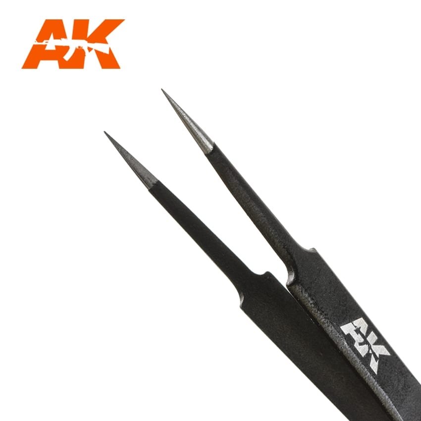 AK Interactive AK9008 PRECISE STRAIGHT TWEEZERS – zdjęcie 3