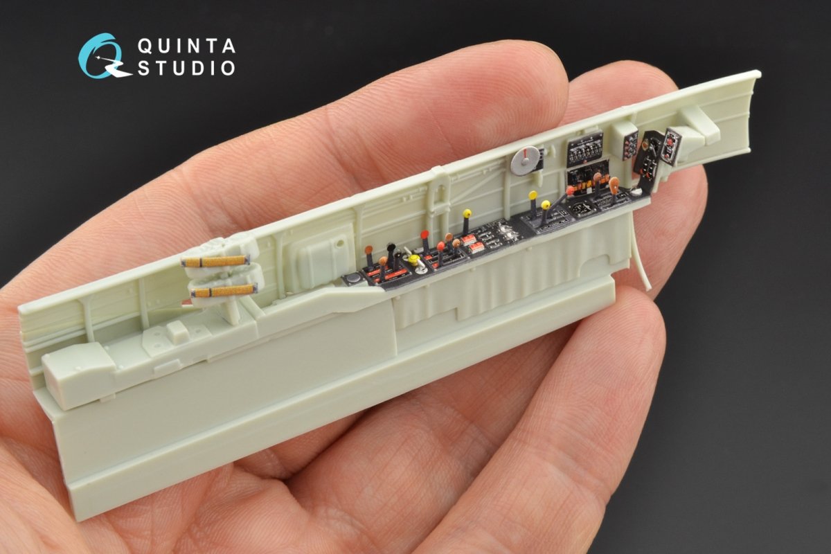 Quinta Studio QD32084 Ju 88A-1 3D-Printed &amp;amp; coloured Interior on decal paper ( Revell ) 1/32 – immagine 8