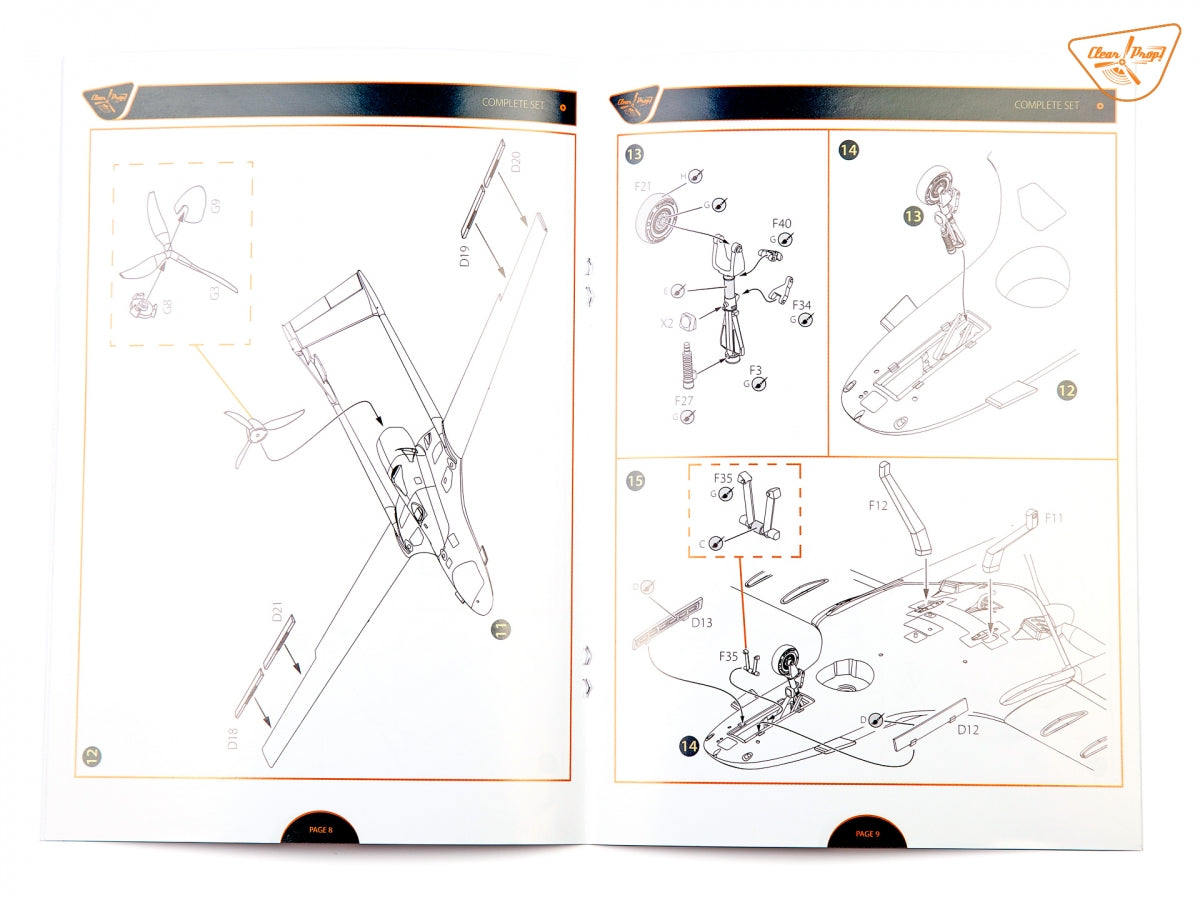 Clear Prop! CP3503 TB.2 UAV Ukrainian Navy STARTER KIT 1/35 – immagine 24