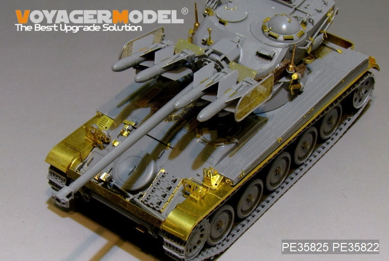 Voyager Model PE35825 Modern French AMX-13/75 w/SS-11 ATGM light tank basic (smoke discharger, Atenna base Include）For TAKOM 2038 1/35 – immagine 9