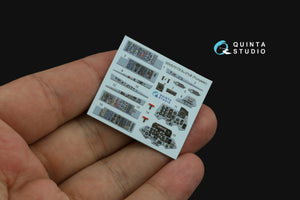 Quinta Studio QD+72178 Su-27UB 3D-Printed &amp;amp; coloured Interior on decal paper (Trumpeter) (with 3D-printed resin part) 1/72 – zdjęcie 5