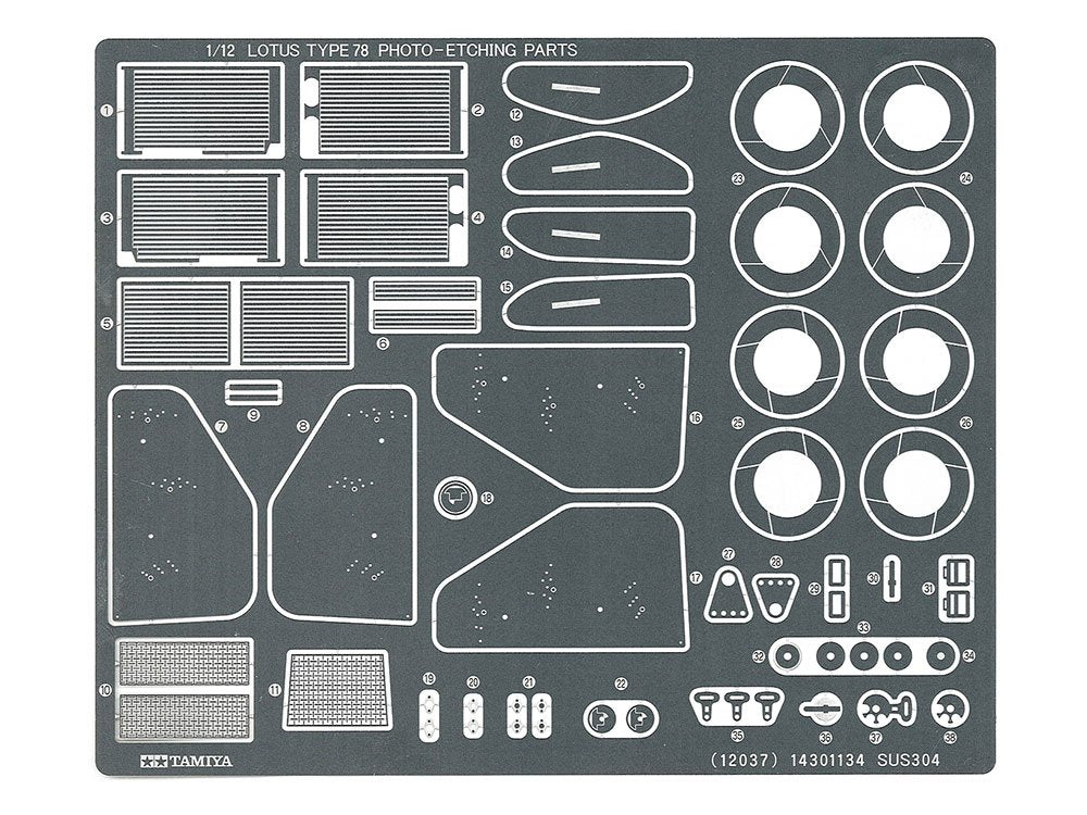 Tamiya 12037 Lotus type 78 (w/Photo Etched Parts) 1/12 – image 8