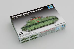 Trumpeter 07150 Soviet T-28 Medium Tank (Welded) 1/72 – image 2