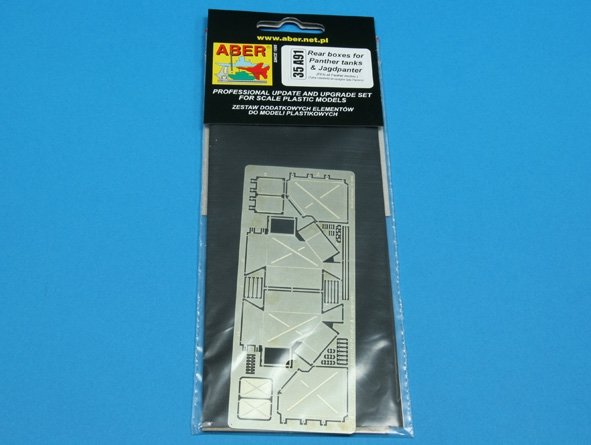 Aber 35A091 Rear boxes for Panther tanks and Jagdpanter self proppeled-gun 1/35 – imagen 3