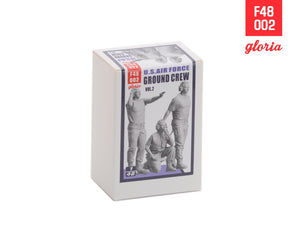 Gloria F48002 Ground Crew US Air Force vol.2 3D Printed Figures x 3 1/48 – immagine 2