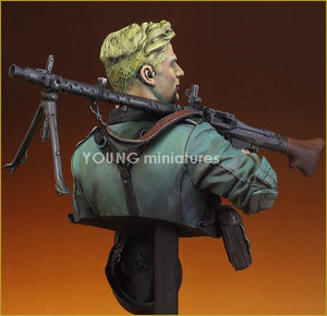 Young Miniatures YM1829 GERMANMG34 GUNNER 1941 1/10 – zdjęcie 6