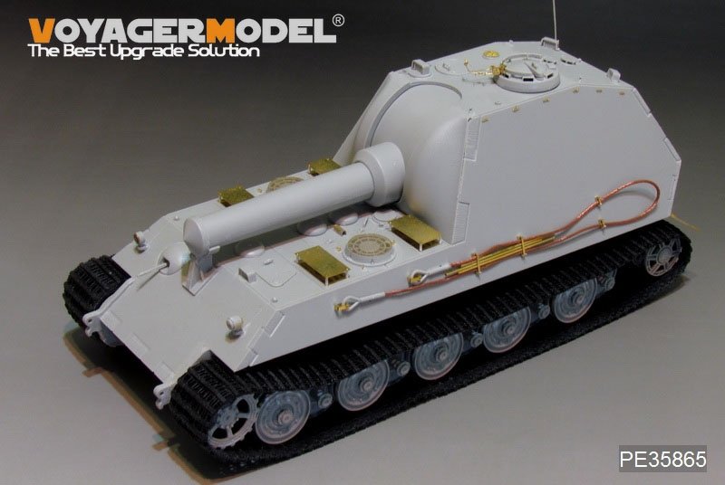 Mortier automoteur lourd allemand BAR 305 mm de la Seconde Guerre mondiale, modèle Voyager PE35865, pour maquette TRUMPETRER au 1/35 – image 4