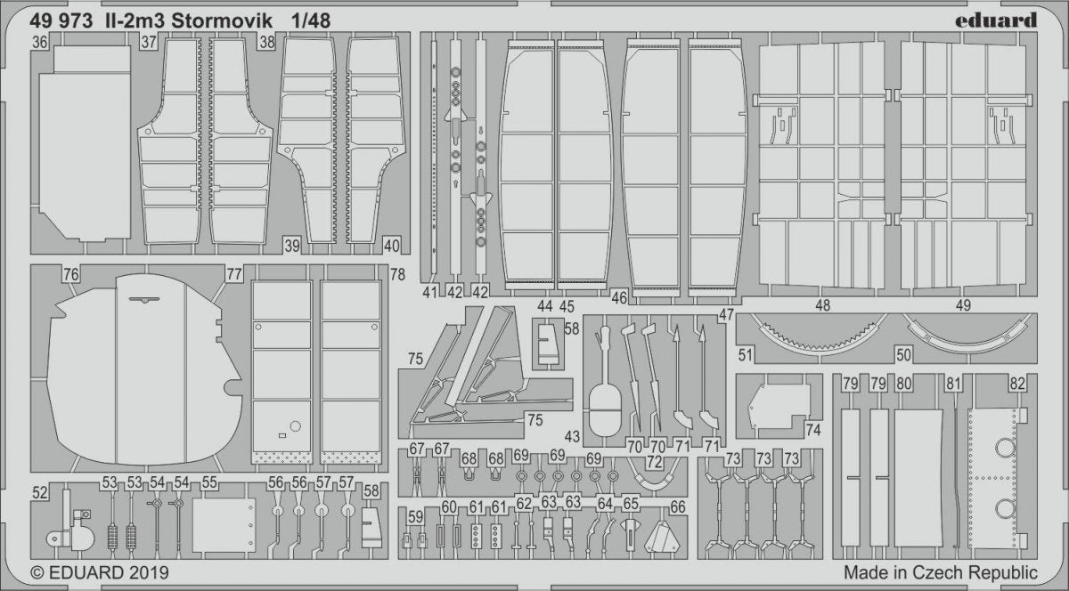 Eduard 49973 Il-2m3 Stormovik 1/48 MINIATURES PRÉCISES – image 2