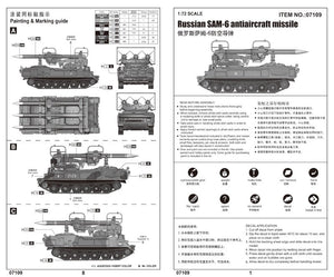 Trumpeter 07109 Russian SAM-6 antiaircraft missile 1/72 – image 2
