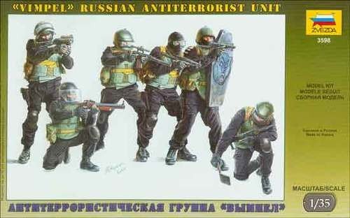 Zvezda 3598 VIMPEL Unité antiterroriste russe (1/35)