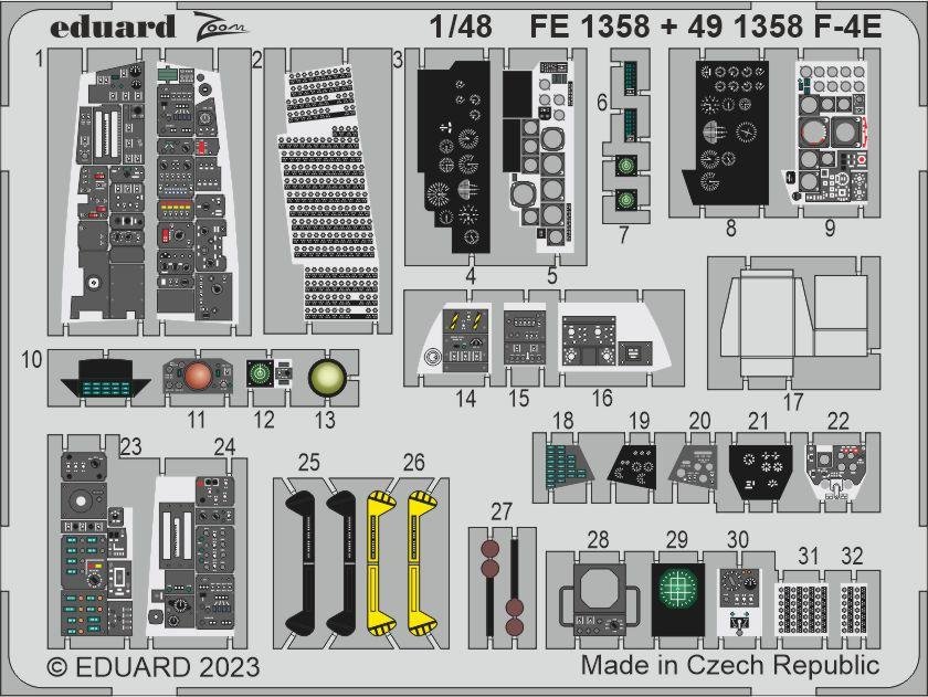 Eduard 491358 F-4E MENG 1/48